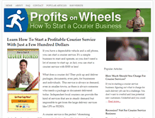 Tablet Screenshot of profitsonwheels.com